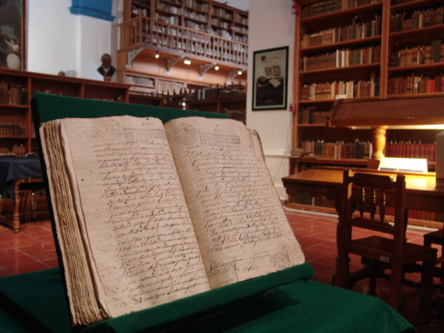 Escritura en la Bilbioteca ARMANDO OLIVARES (1)