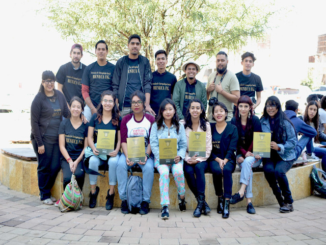Estudiantes de la Licenciatura de Antropología Social del Campus León