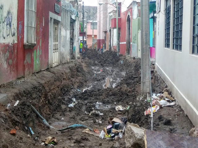 obras calles silao