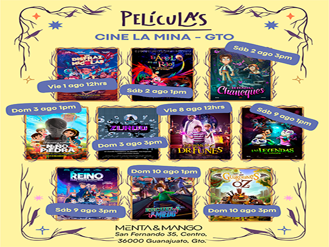 CINE LA MINA NIÑOS