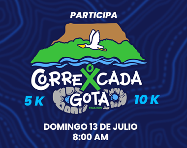 corre por cada gota