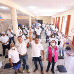 Navarro visitó el sindicato El Pípila