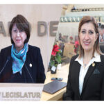 Diputadas Angélica Casillas y Cristina Márquez