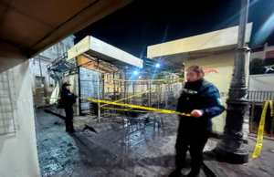 INCENDIO EN MERCADO DE GAVIRA FUE CONTROLADO; NO SE REGISTRAN PERSONAS LESIONADAS