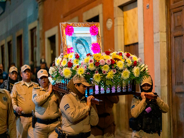 policias virgen GUADALUPE