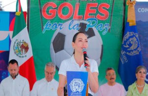 Mete Samantha Smith “Goles por la Paz” en favor de entornos libres de adicciones