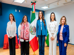 Realiza Libia Dennise gira de atención a personas migrantes en Chicago